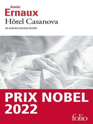 cover image of Hôtel Casanova et autres textes brefs